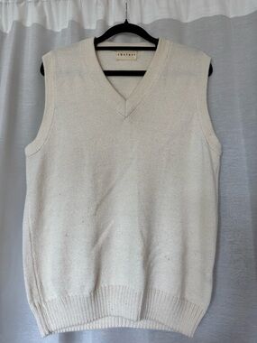Thelast Cream V-Neck Sweater Vest Unisex